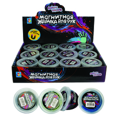 Игрушка-антистресс 1 TOY Жвачка для рук Мелкие пакости 4 цвета с магнитом 50 г