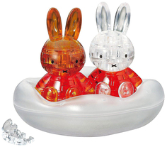 3D-пазл "Миффи с другом", 44 элемента Crystal Puzzle
