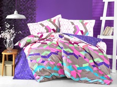 Постельное белье RANFORCE NEON 1,5 сп 50х70*1шт ORIA Кофейный