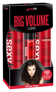 Набор: шампунь для объема + кондиционер для объема + спрей для создания объема Sexy Hair