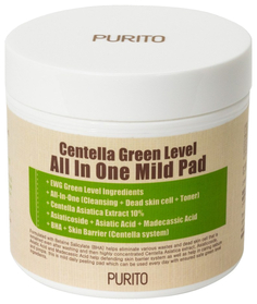 Пилинг для лица PURITO Centella Green Level All In One Mild Pad 130 мл