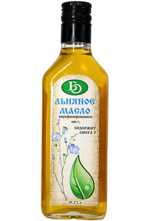 Масло льняное нерафинированное холодного отжима 250 мл Бизнесойл