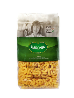 Макароны Baronia Chifferi Rigati Киффери Ригати рожки