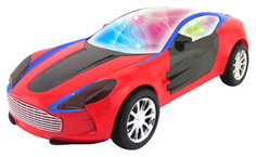 Инерционная машинка (3D-свет, звук) S+S Toys