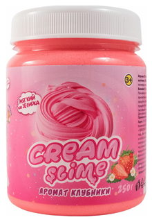 Игрушка "Cream-slime", с ароматом клубники (450 грамм) Волшебный мир