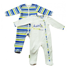 Комплект комбинезонов 2 шт Lucky Child Бежевый р.80