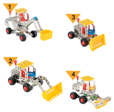 Металлический конструктор "Металекс" - Строительная техника, 139 деталей Unicon