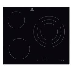 Встраиваемая варочная панель электрическая Electrolux EHF6232IOK Black