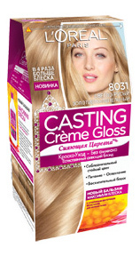 Краска для волос L`Oreal Paris Сasting Creme Gloss 8031 Cветло-русый золотисто-пепельный