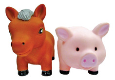 Игрушка для купания Жирафики Лошадка и Свинка