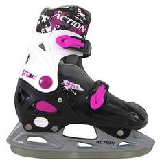 Коньки ледовые раздвижные Action PW-322 р.40-43 Action!