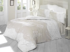 Постельное белье RANFORCE MELINA ( Eвро ) 50х70*2 шт Бежевый