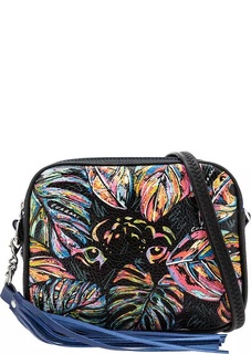 Сумка Curanni 1773463, черная/мультиколор