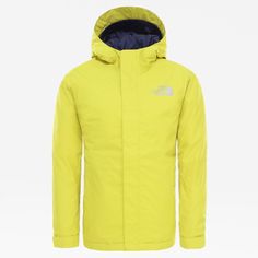 Куртка мужская The North Face Boys’ Snowquest, citron green, YS INT