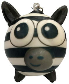 Игрушка-антистресс "Мммняшка Squishy: Шарики-звери" - Зебра 1TOY