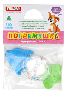 Прорезыватель-погремушка Стеллар Рыбка