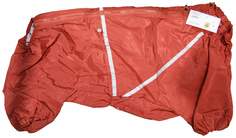 Дождевик для собак Зоофантазия женский, красный, 4XL, длина спины 63 см