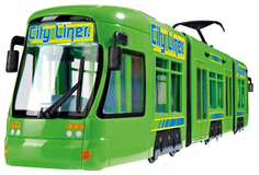 Городской трамвай City Liner, зеленый, 46 см Dickie