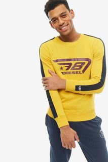 Свитшот мужской DIESEL 00CS7C 0SAWA 20P желтый M