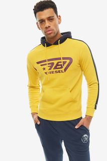 Толстовка мужская DIESEL 00CEMD 0SAWA 20P желтая M