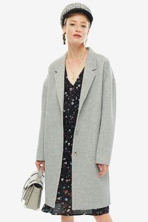 Пальто женское ICHI 109815 10020 серое 36 EU