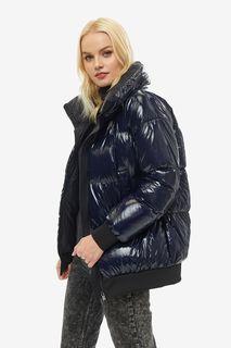 Пуховик женский Bomboogie GW6091TGBL 297 синий 01 IT