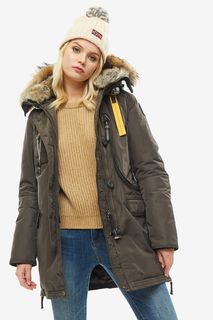 Пуховик женский Parajumpers MA32 коричневый S