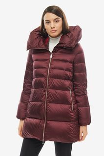 Пуховик женский add WAW556 бордовый 48 IT