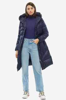 Пуховик женский add WAW574 синий 46 IT