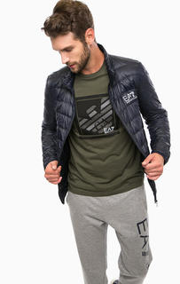 Пуховик мужской EA7 8NPB01 PN29Z 1578 синий 2XL