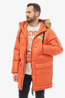 Пуховик мужской United Colors of Benetton 2KU253D08_04J оранжевый 3XL