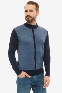 Кардиган мужской John Jeniford JJT-192-017 синий 2XL