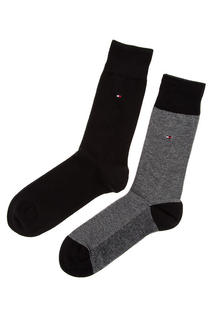 Набор носков мужских Tommy Hilfiger 492025001 200 черных 43-46 US