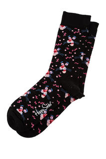 Носки мужские Happy Socks PAN01 9300 черные 36-40 EU