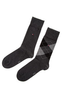Набор носков мужских Tommy Hilfiger 391156 201 серых 39-42 US
