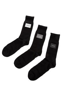 Набор носков мужских Calvin Klein Jeans ECH244-000 черных ONE SIZE