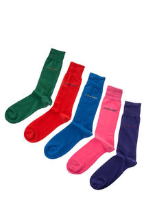 Набор носков мужских Calvin Klein Jeans ECH119-099 фиолетовых ONE SIZE