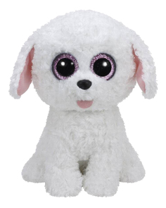 Мягкая игрушка TY Beanie Boos Щенок (белый) Pippie, 25 см