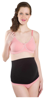 Пояс бесшовный для беременных женщин ФЭСТ (размер 118) черный