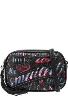 Сумка Curanni 1773470, черная/мультиколор