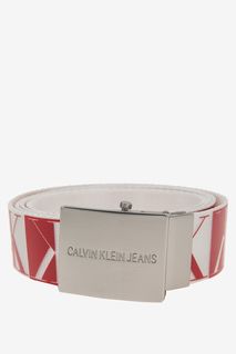 Ремень мужской Calvin Klein Jeans K50K5.05333.XA90 белый 90 см