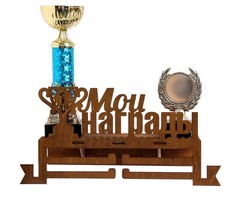 Медальница с полкой "Мои награды" Sima-Land