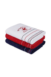 Bath Towel Set, 3 Pieces Beverly Hills Polo Club