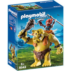 Игровой набор Playmobil "Гномы: гигантский тролль с боевым гномом"