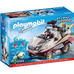 Игровой набор Playmobil "Полиция: грузовик-амфибия"