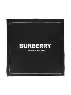 Burberry Kids полотенце с логотипом