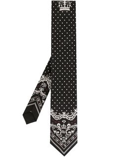 Dolce & Gabbana галстук с принтом