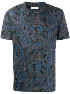 Etro футболка с узором пейсли