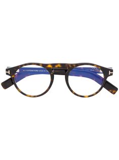 Tom Ford Eyewear очки в круглой оправе