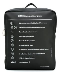 Mm6 Maison Margiela рюкзак с принтом